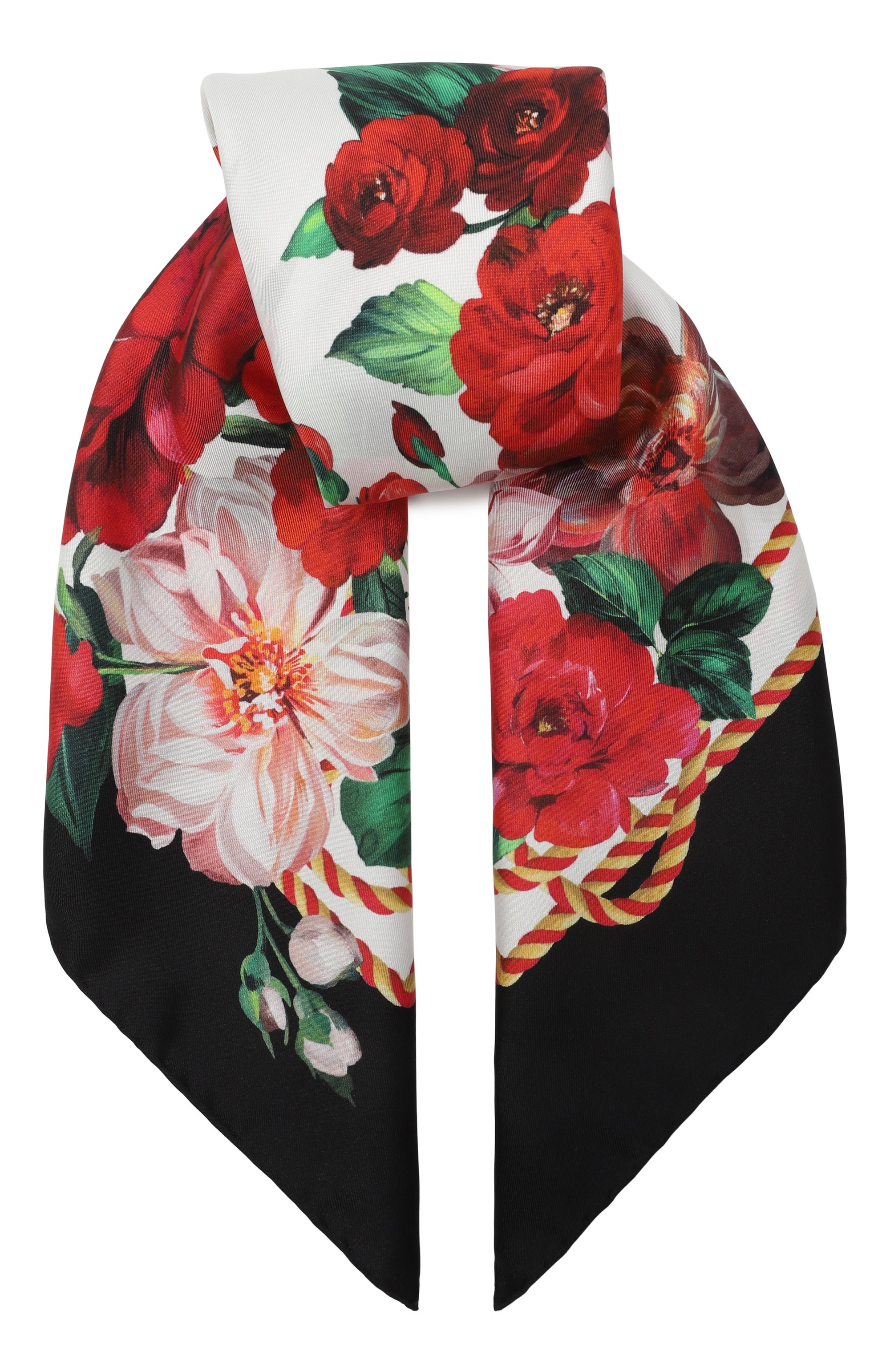 Шелковый платок DOLCE & GABBANA, арт. FN092R/GDC5B, фото 1