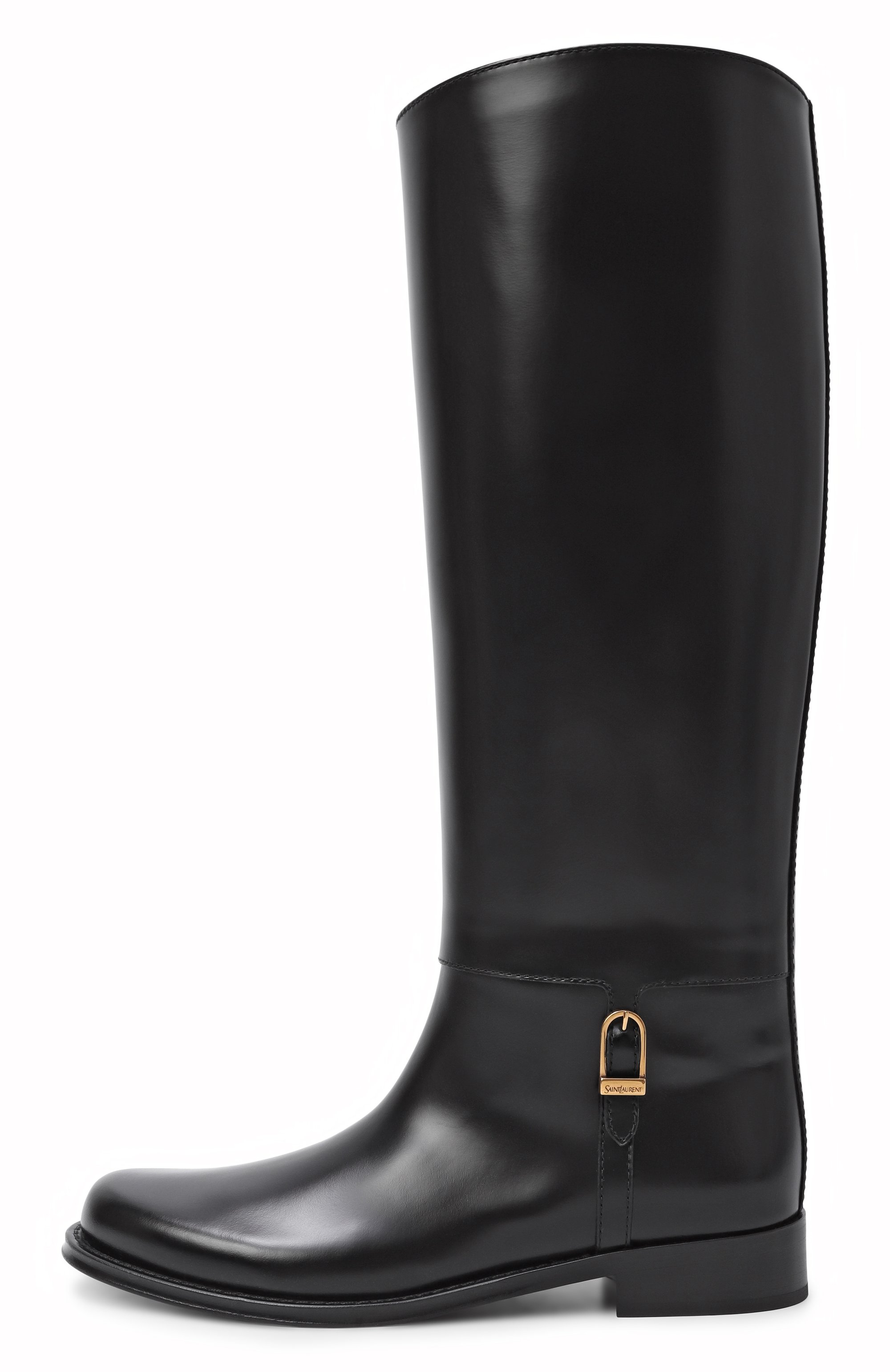 Кожаные сапоги julia SAINT LAURENT черного цвета по цене 215000 руб., арт. 840698/AAEHR, фото 4 Кожаные сапоги julia SAINT LAURENT, арт. 840698/AAEHR, фото 4