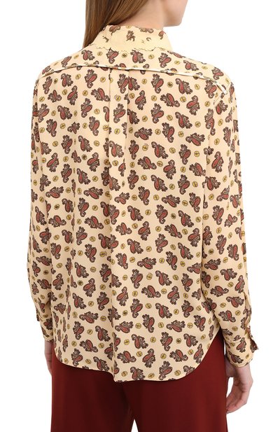 Шелковая блузка CHLOÉ, арт. CHC20WHT49331, фото 4