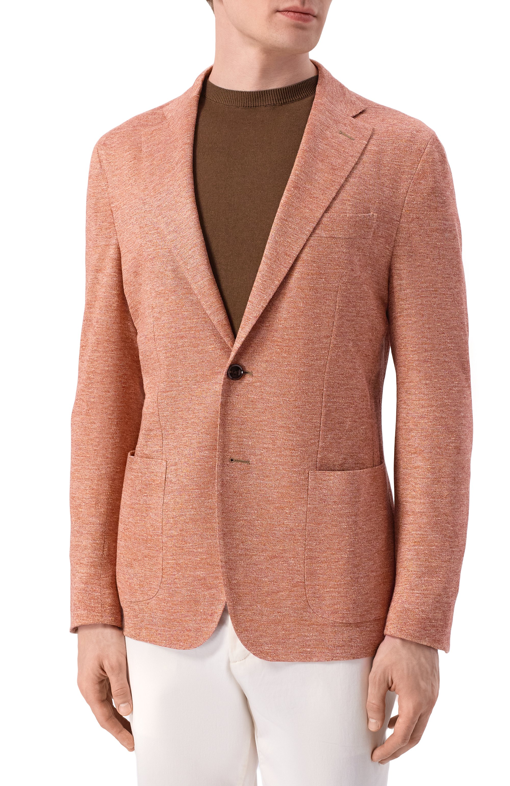 Пиджак изо льна и хлопка ANDREA CAMPAGNA, арт. BIELLA/MULTILIN0 17717, фото 3