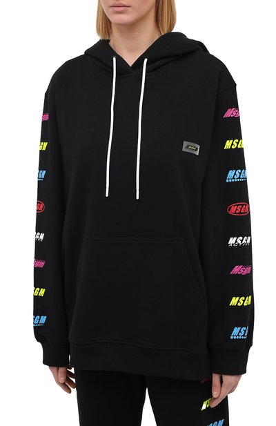 Хлопковое худи MSGM, арт. 2945MDM17 207649, фото 3