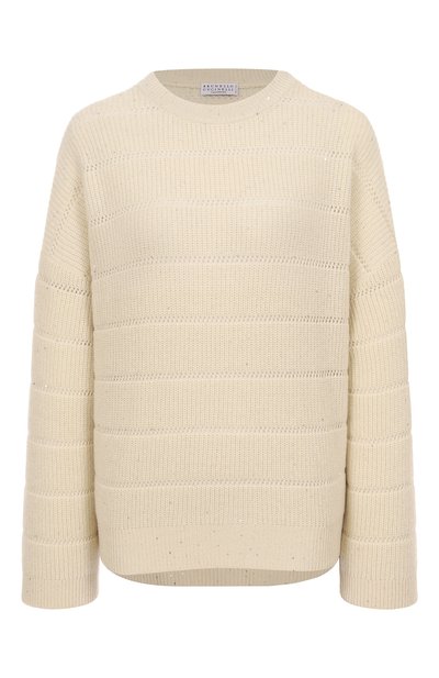 Женский свитер из кашемира и шерсти BRUNELLO CUCINELLI, арт. MBM738200P