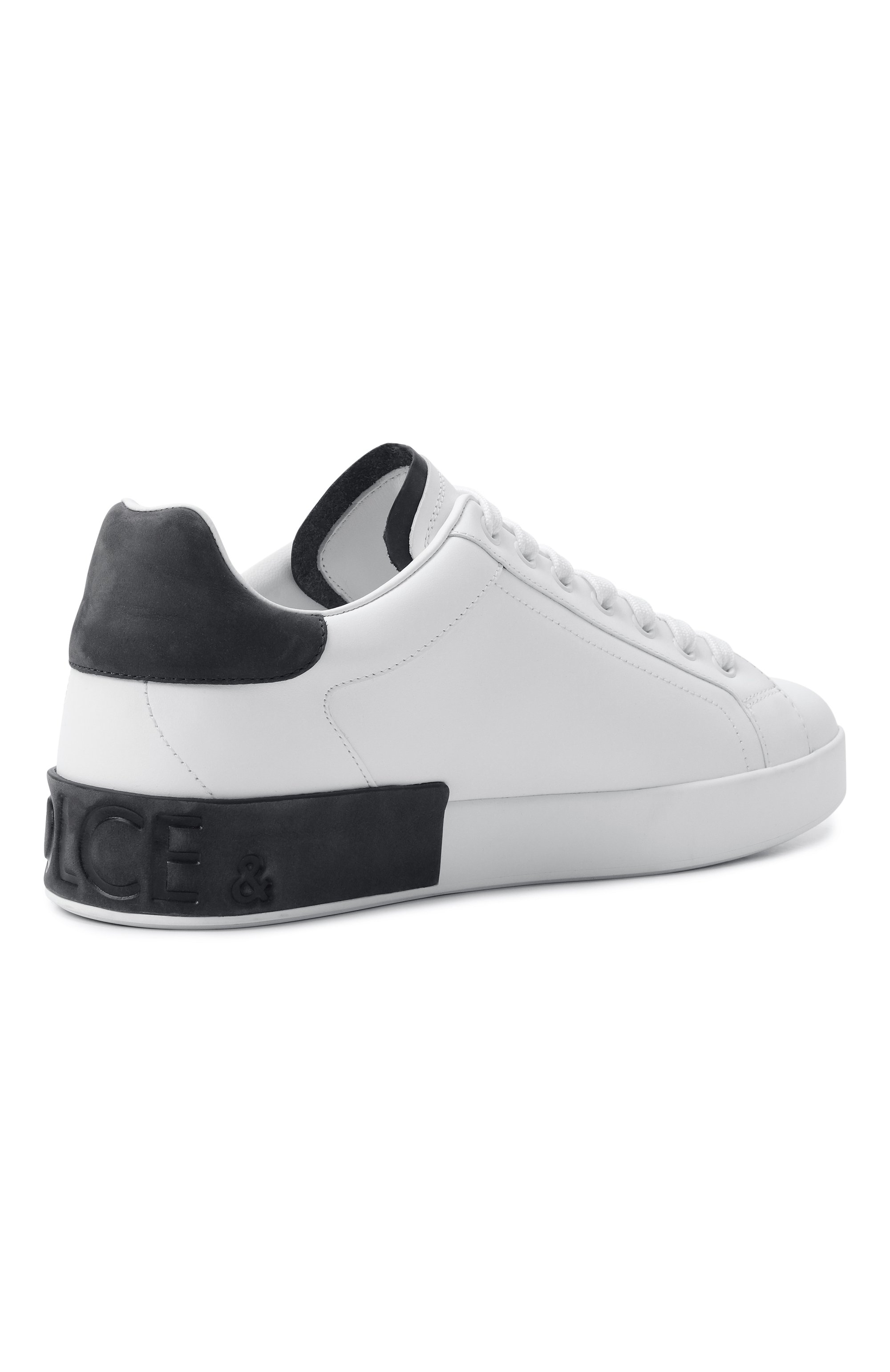 Кожаные кеды portofino DOLCE & GABBANA, арт. CS2278/AF218, фото 4