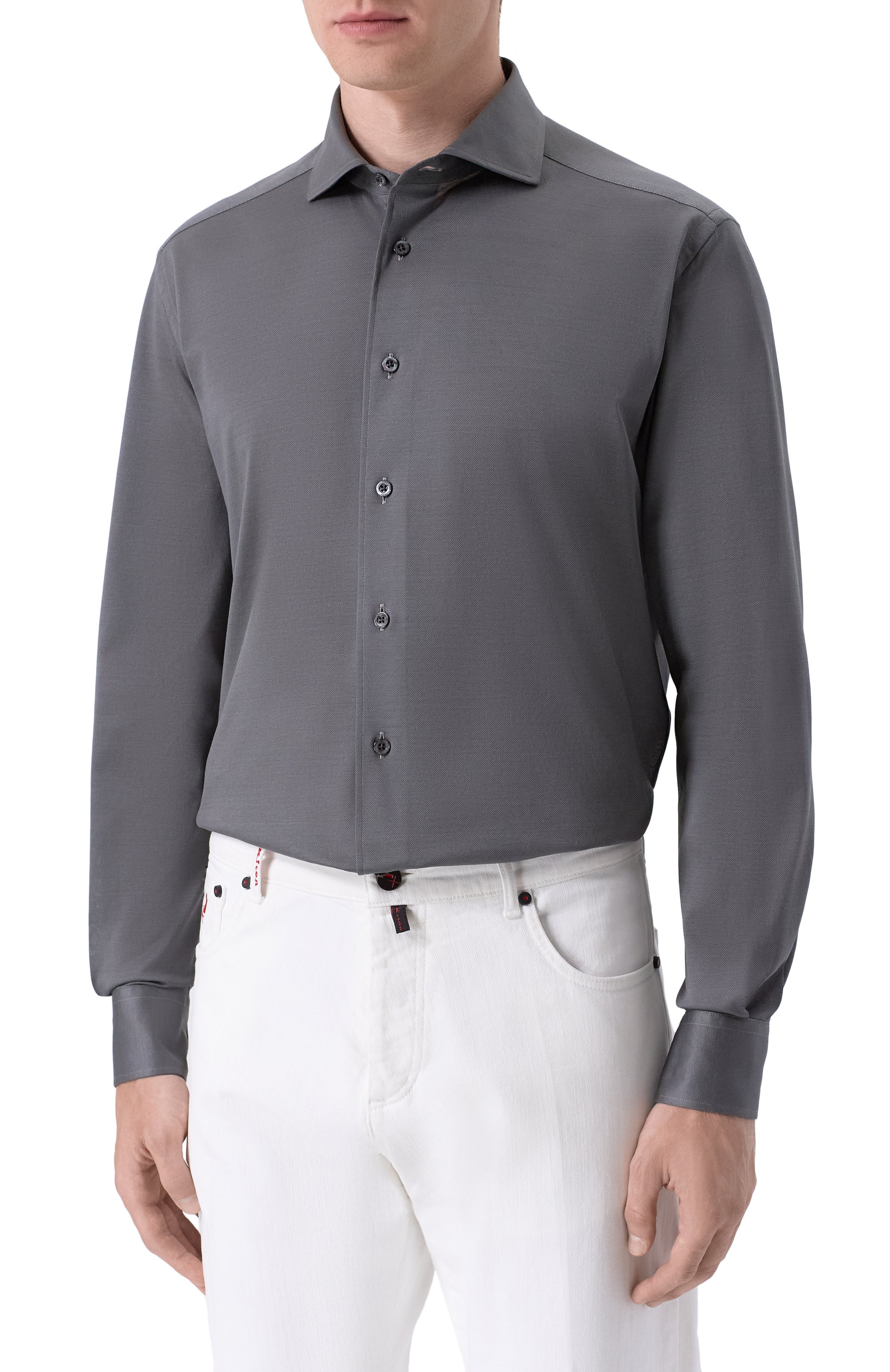 Хлопковая сорочка CORNELIANI, арт. 27P112/2711221, фото 3