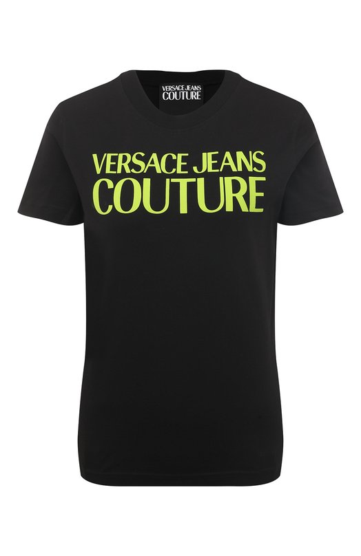 фото Хлопковая футболка versace jeans couture