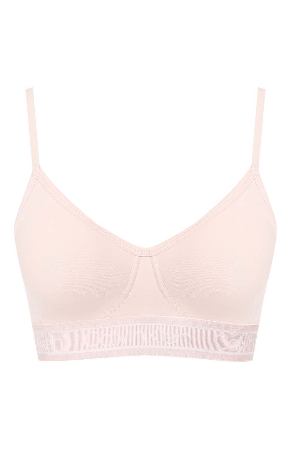 Хлопковый бюстгальтер CALVIN KLEIN розового цвета по цене 4140 руб., арт. QF5232E, фото 1 Хлопковый бюстгальтер CALVIN KLEIN, арт. QF5232E, фото 1