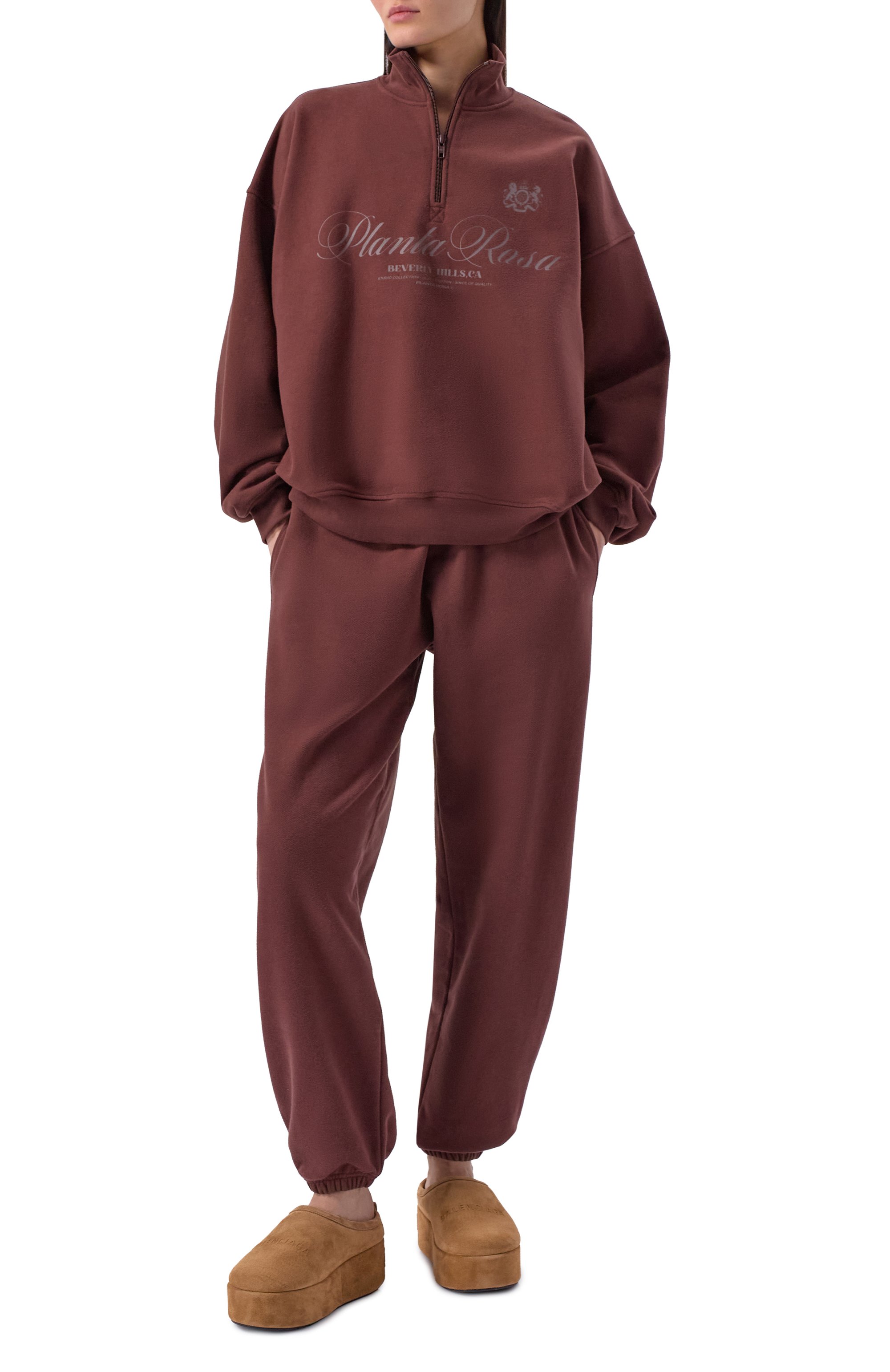 Хлопковые джоггеры PLANTA ROSA, арт. PR/J/NP/370VELVET, фото 6
