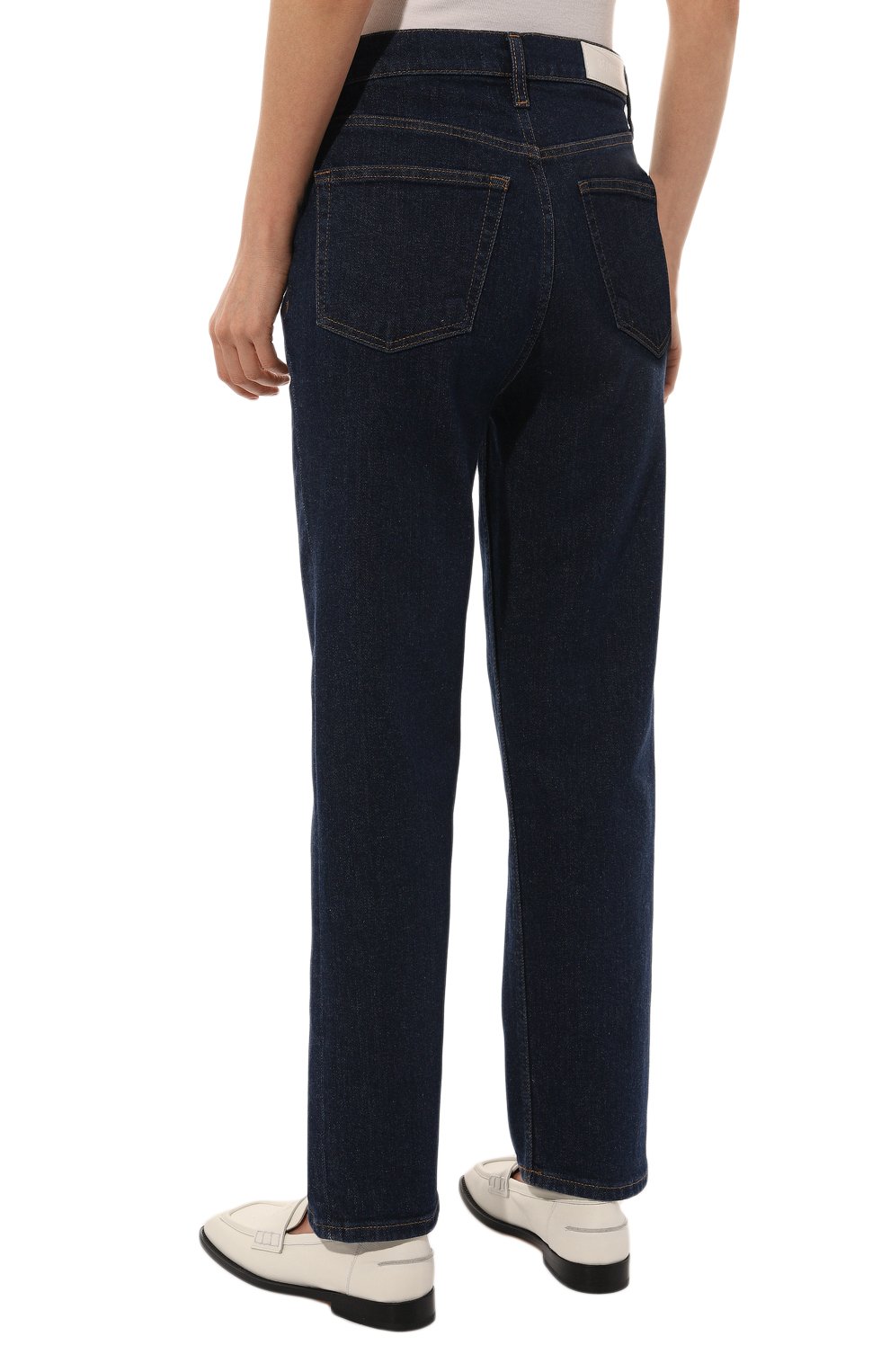 Джинсы RE/DONE темно-синего цвета по цене 36750 руб., арт. 192-3WUHRSTV, фото 4 Джинсы RE/DONE, арт. 192-3WUHRSTV, фото 4