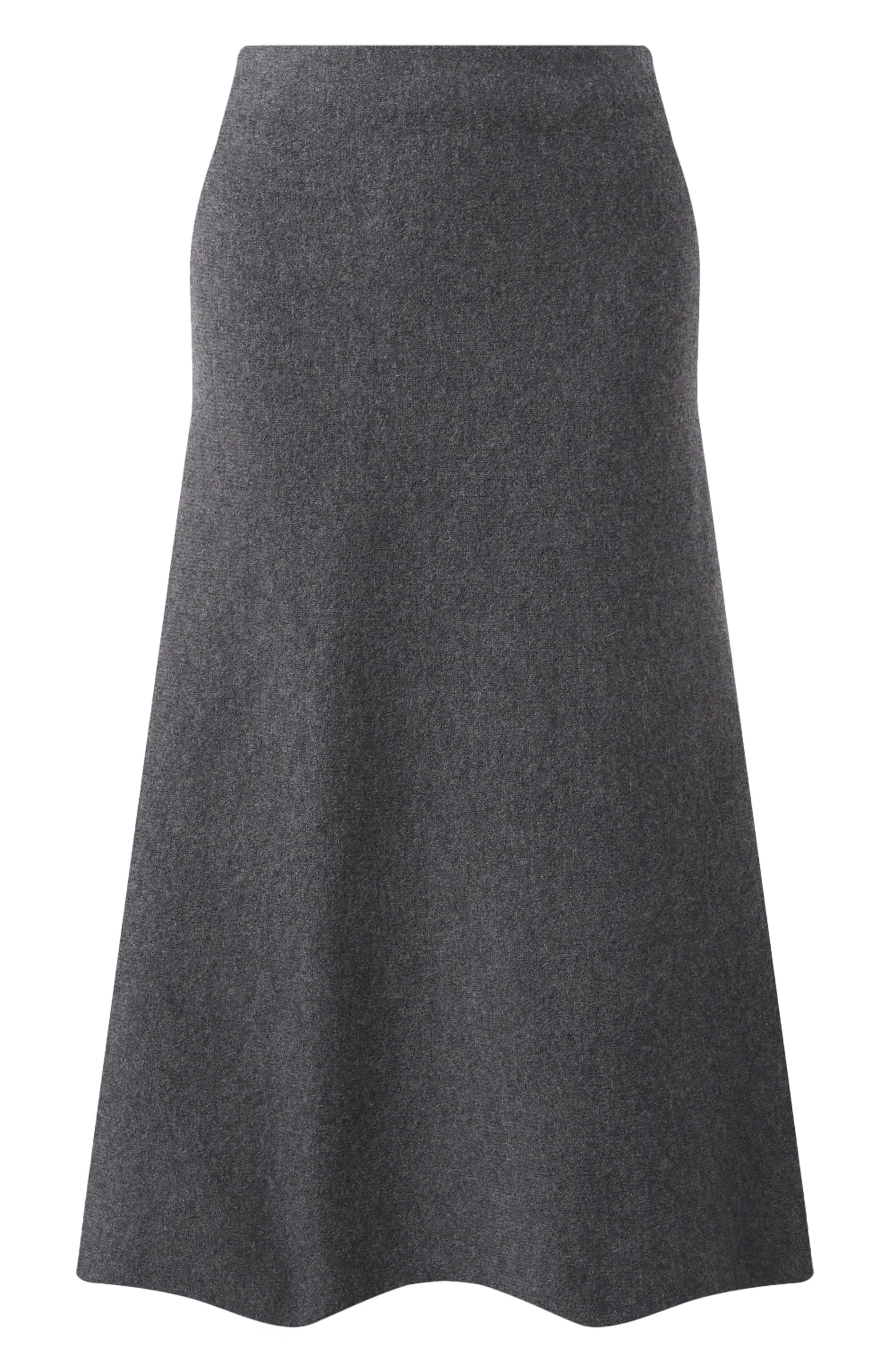 Шерстяная юбка JIL SANDER серого цвета по цене 127000 руб., арт. J02MA0248/J14506, фото 1 Шерстяная юбка JIL SANDER, арт. J02MA0248/J14506, фото 1