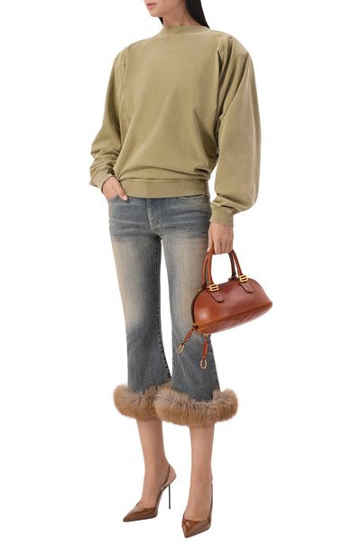 Сумка bolero mini BALENCIAGA коричневого цвета по цене 416000 руб., арт. 868585/2ACPB, фото 3 Сумка bolero mini BALENCIAGA, арт. 868585/2ACPB, фото 3