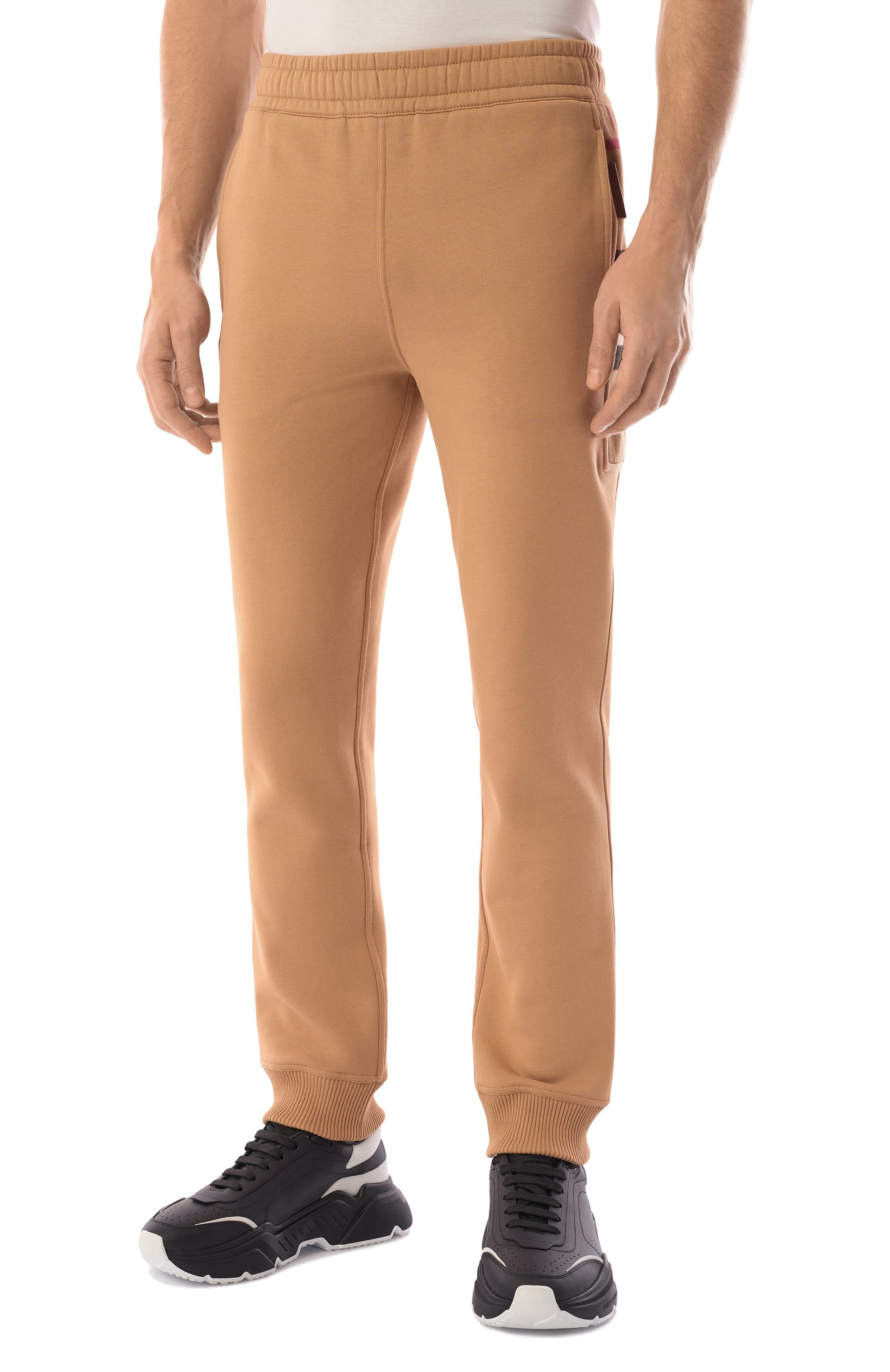 Хлопковые джоггеры BURBERRY, арт. 8045014, фото 3