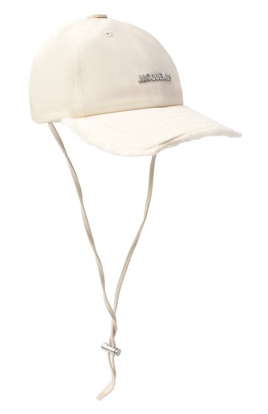 Хлопковая бейсболка Jacquemus 23EACU00452/AW00092 Кремовый  23EACU00452/AW00092 Фото 4