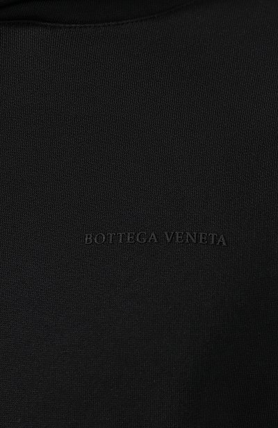 Хлопковое худи BOTTEGA VENETA черного цвета по цене 106000 руб., арт. 576777/VA8W0, фото 5 Хлопковое худи BOTTEGA VENETA, арт. 576777/VA8W0, фото 5