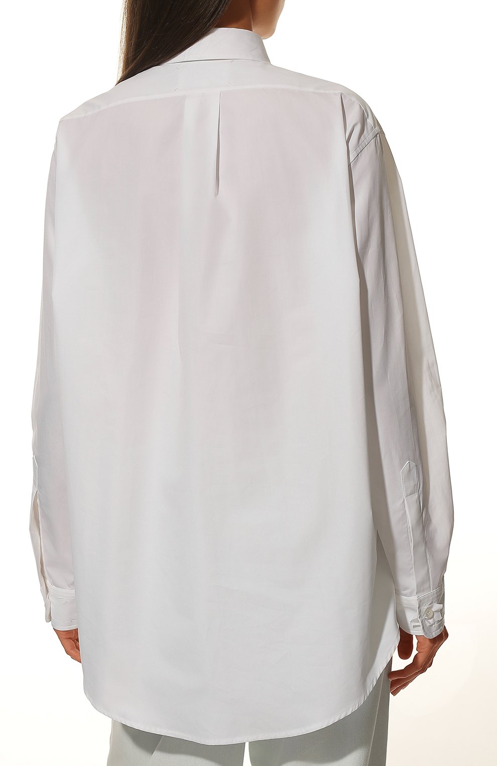 Хлопковая рубашка MAISON MARGIELA, арт. SI0DL0001/S52245, фото 4