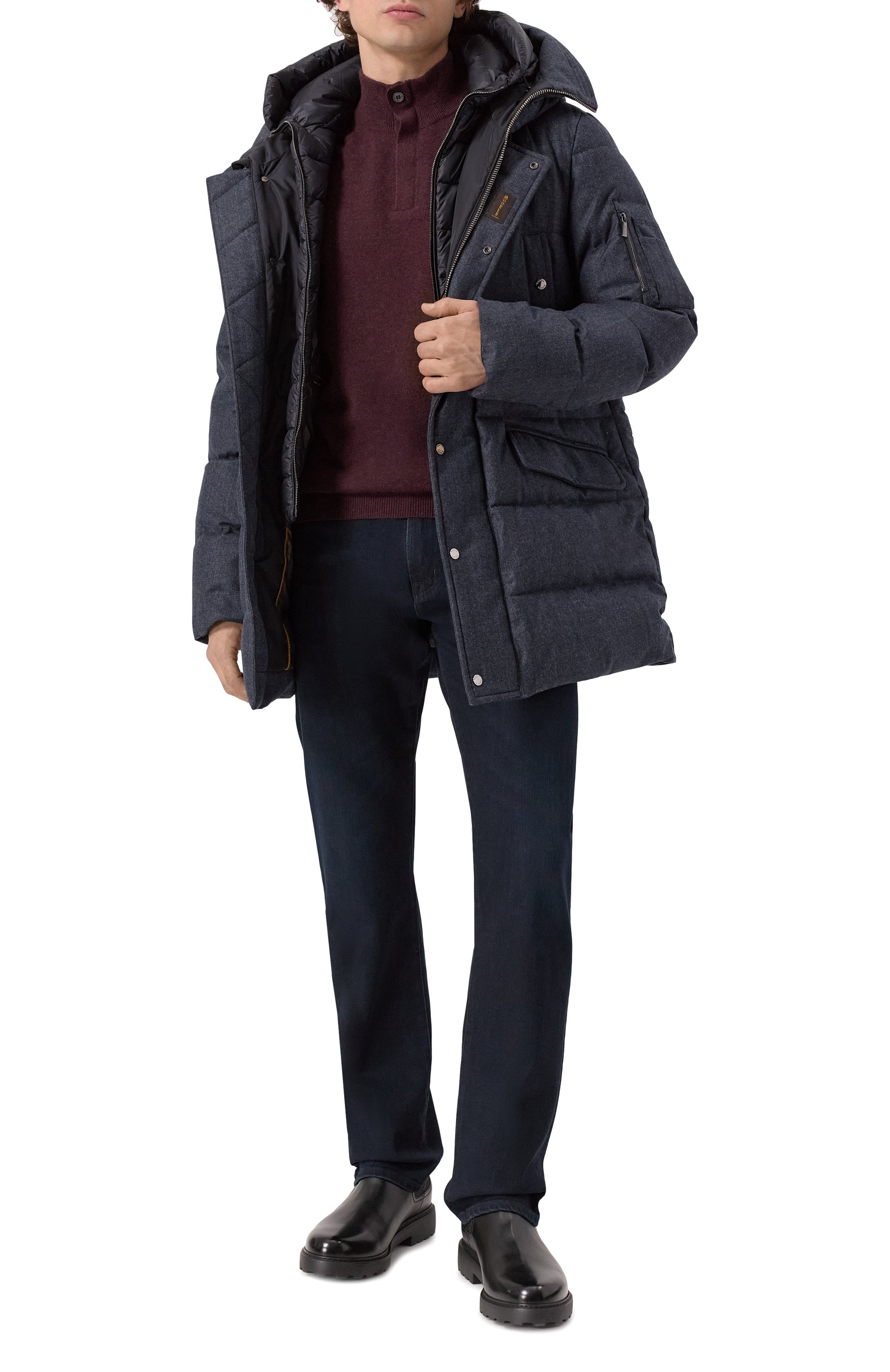 Шерстяной пуховик grima-ffl MOORER, арт. GRIMA/FFL, фото 2