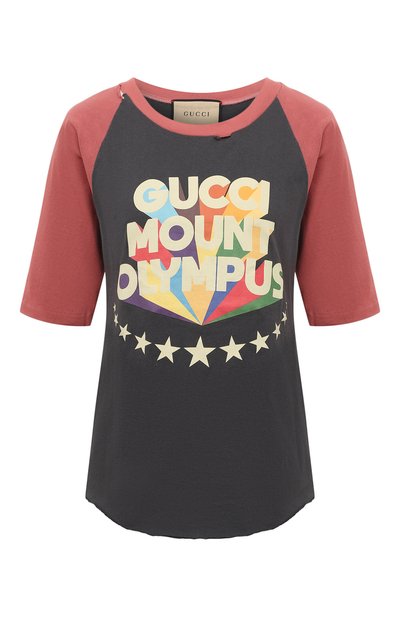 Женская хлопковая футболка GUCCI, арт. 661863 XJDL3