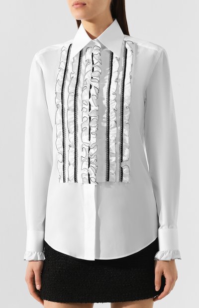 Хлопковая рубашка DOLCE & GABBANA, арт. F5K73Z/FU5K9, фото 3