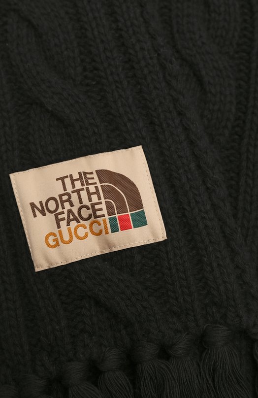 фото Шерстяной шарф the north face x gucci gucci