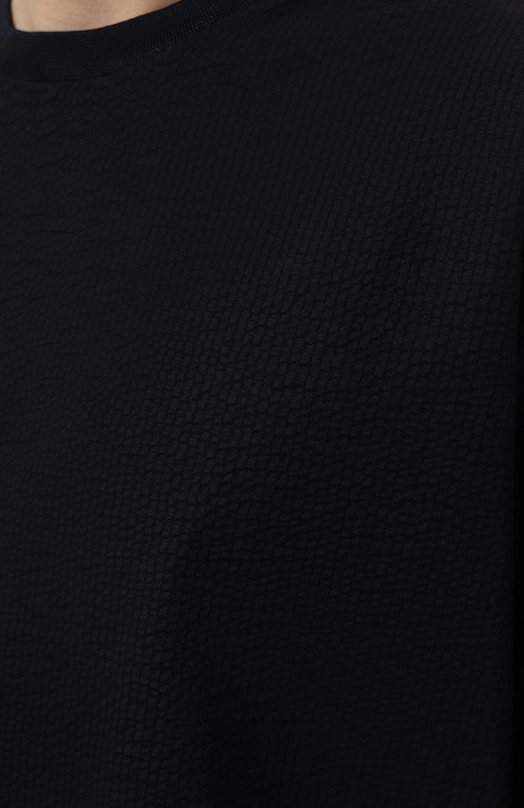 Хлопковая футболка Giorgio Armani 2WGCCZ05/TZ272 Синий  2WGCCZ05/TZ272 Фото 5