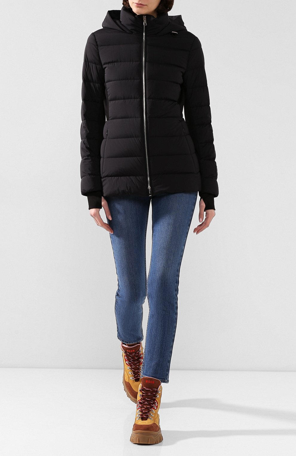 Пуховая куртка newbridge short BURBERRY черного цвета по цене 116500 руб., арт. 8018558, фото 2 Пуховая куртка newbridge short BURBERRY, арт. 8018558, фото 2