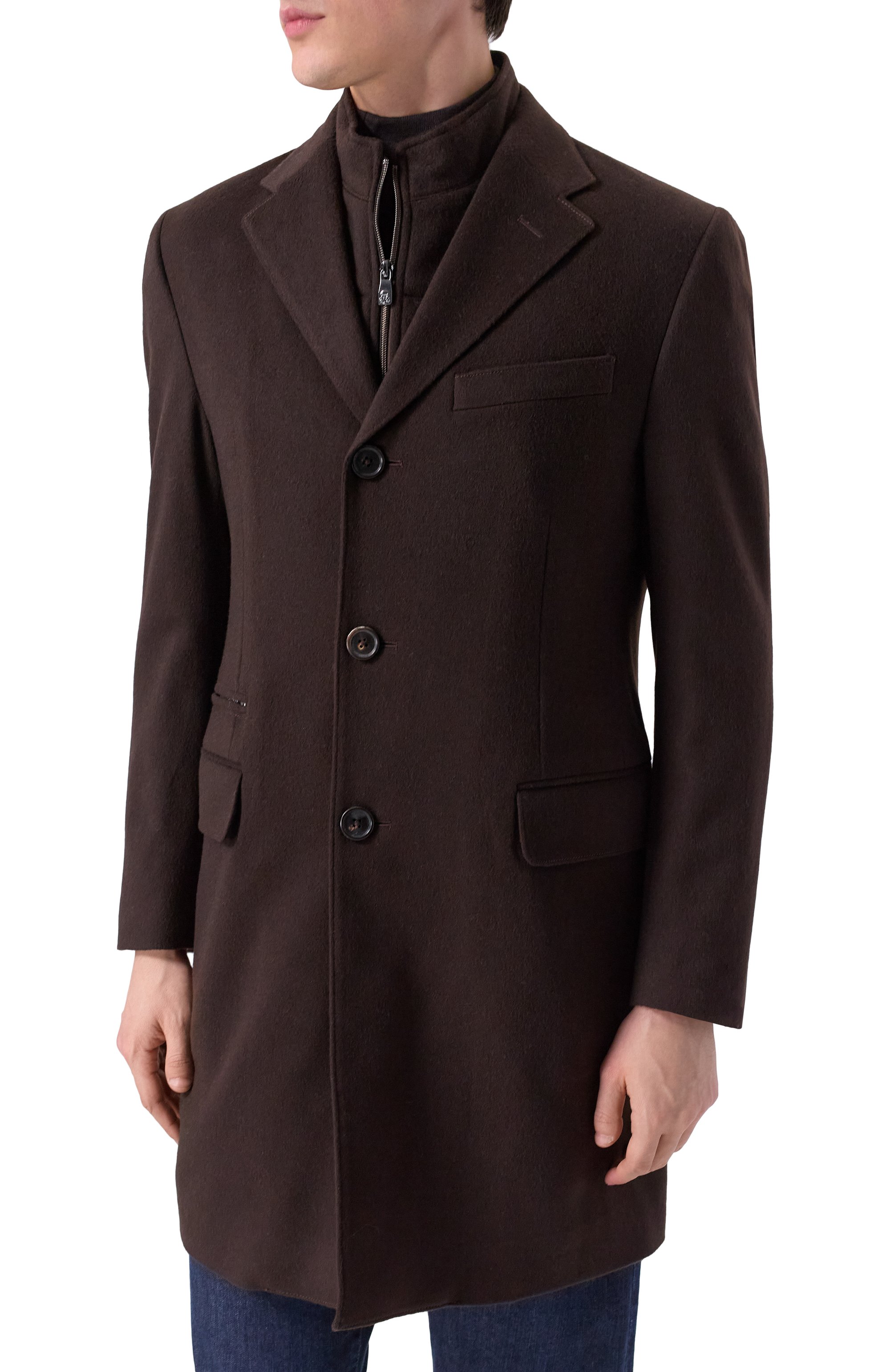 Шерстяное пальто CORNELIANI, арт. 261508-2612321, фото 3