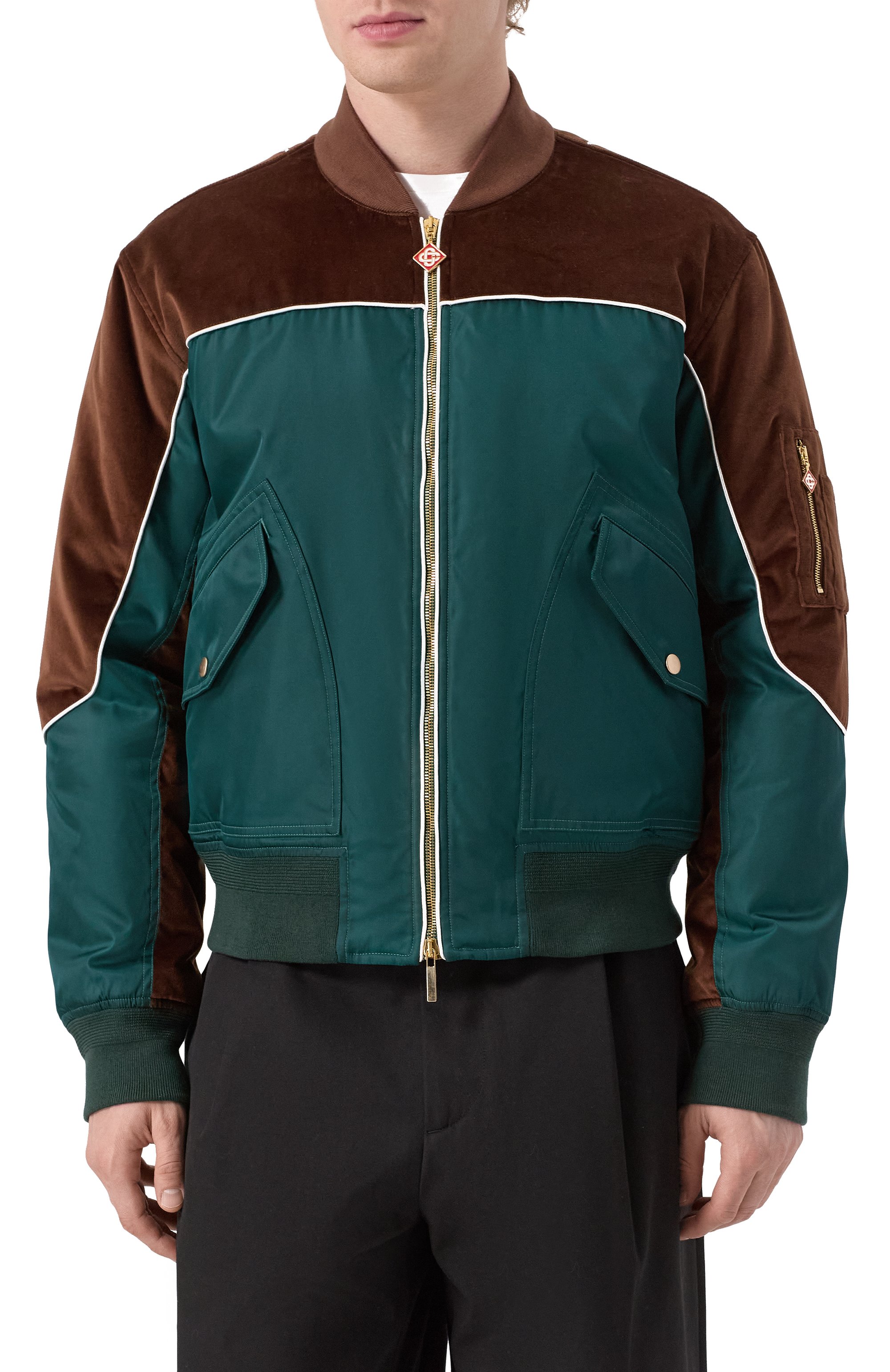 Комбинированный бомбер CASABLANCA, арт. MS25-0T-171-01, фото 3