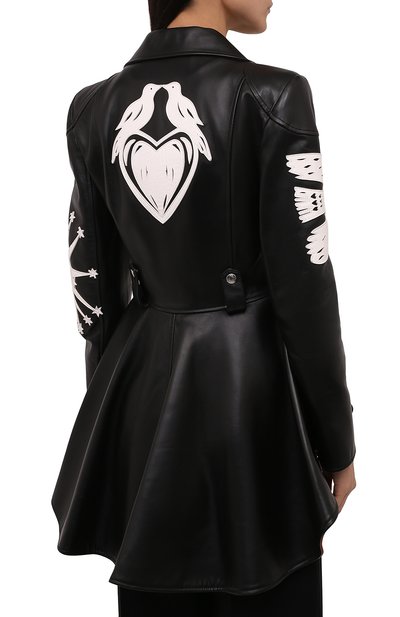 Кожаная куртка ALEXANDER MCQUEEN, арт. 668440/Q5AGH, фото 4