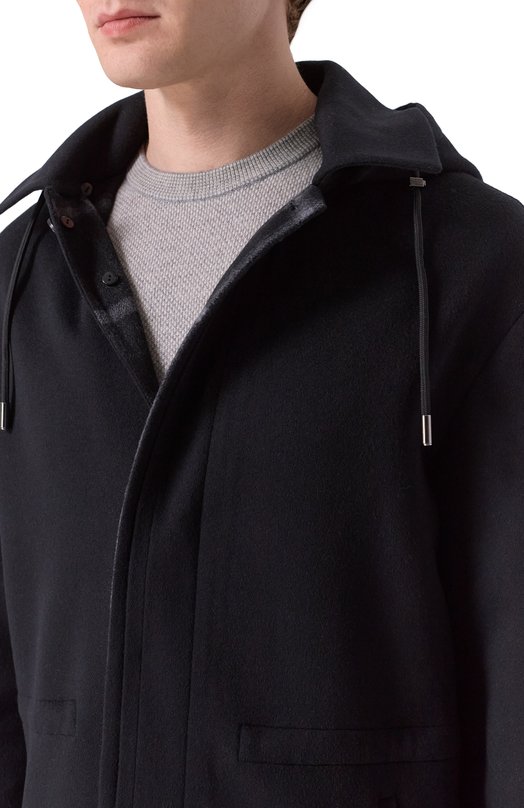 Парка из шерсти и кашемира MVST M25.1PM.C002H/F003 Чёрный  M25.1PM.C002H/F003 Фото 5