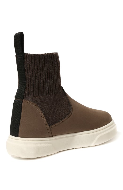 Кожаные слипоны Montelpare Tradition Коричневый, фото 3