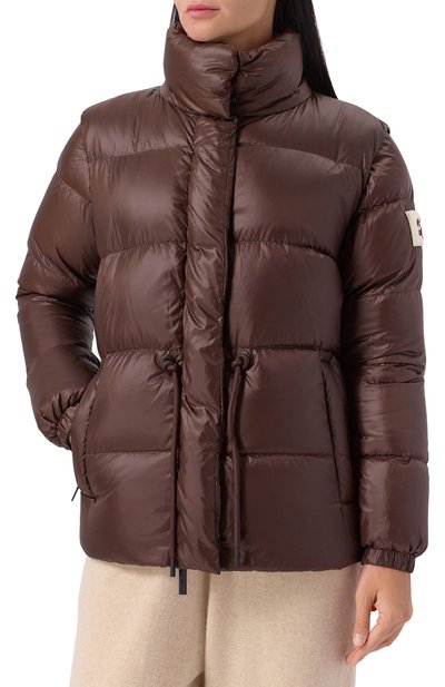 Пуховик AFTER LABEL коричневого цвета по цене 69950 руб., арт. MAGADAN/N051, фото 3 Пуховик AFTER LABEL, арт. MAGADAN/N051, фото 3