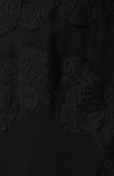 Юбка из смеси шелка и хлопка с кружевной отделкой DOLCE & GABBANA черного цвета по цене 123000 руб., арт. F4BG8T/FU1AR, фото 5 Юбка из смеси шелка и хлопка с кружевной отделкой DOLCE & GABBANA, арт. F4BG8T/FU1AR, фото 5