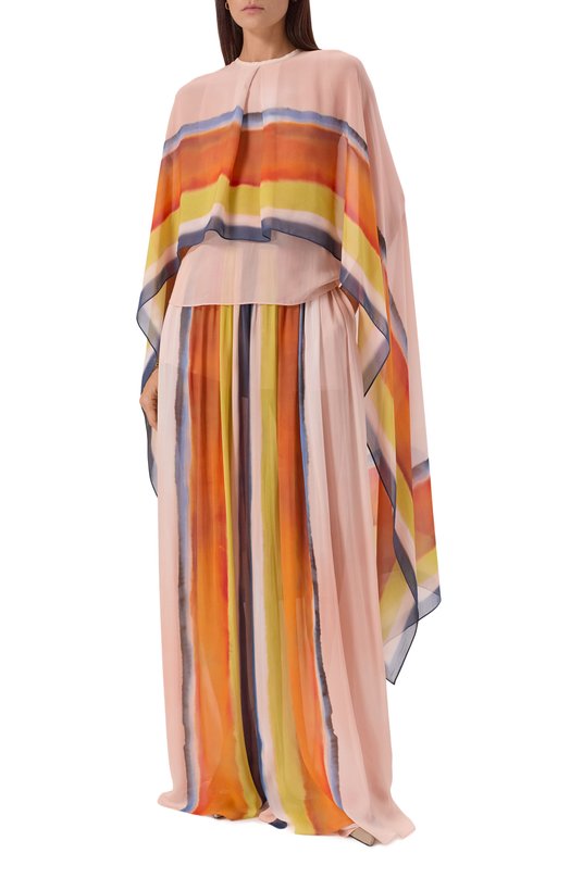 Топ из вискозы Elie Saab T0189/VI005 Разноцветный  T0189/VI005 Фото 3