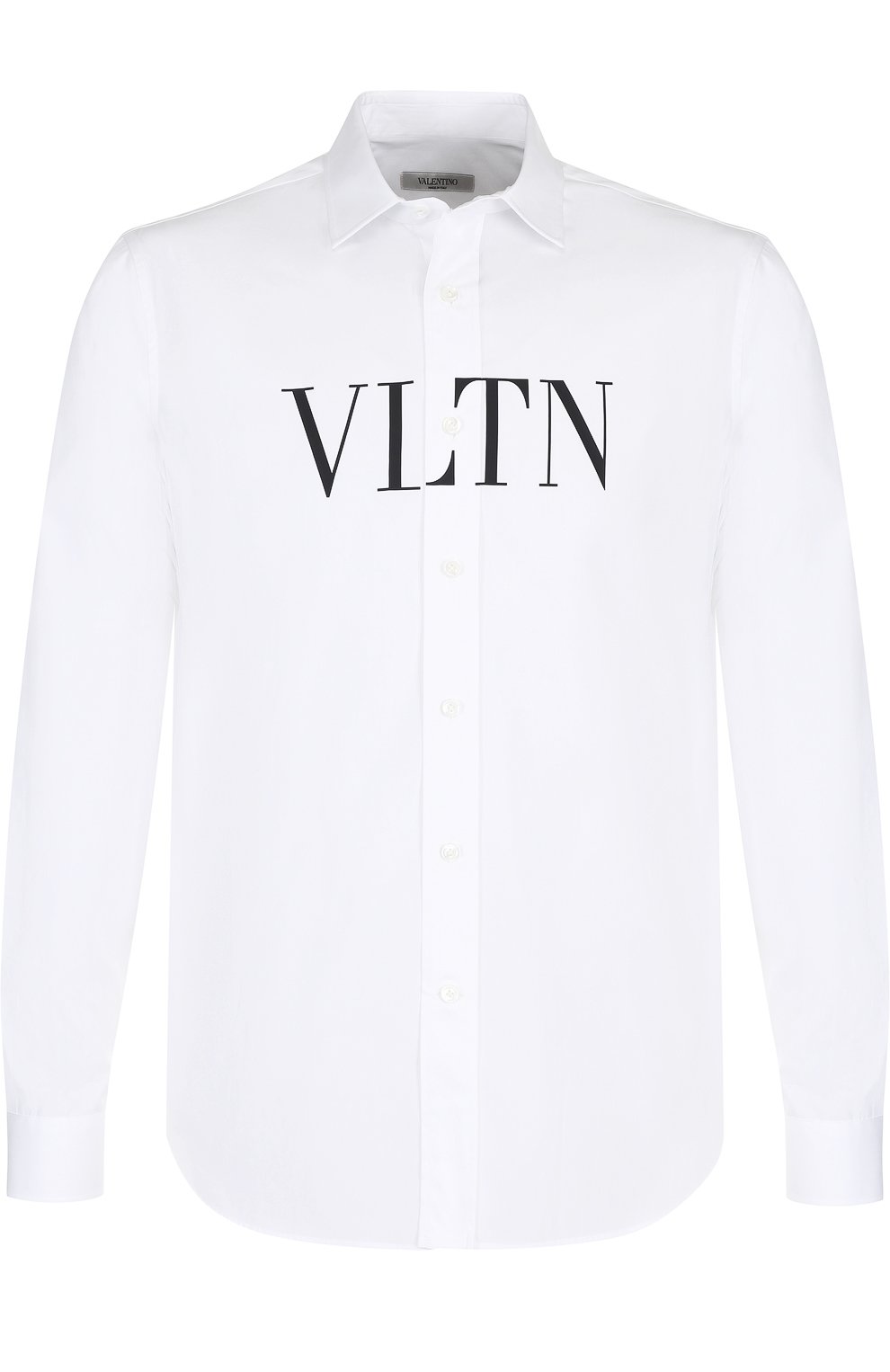 Хлопковая рубашка с воротником кент VALENTINO, арт. QV3AB711TKX, фото 1