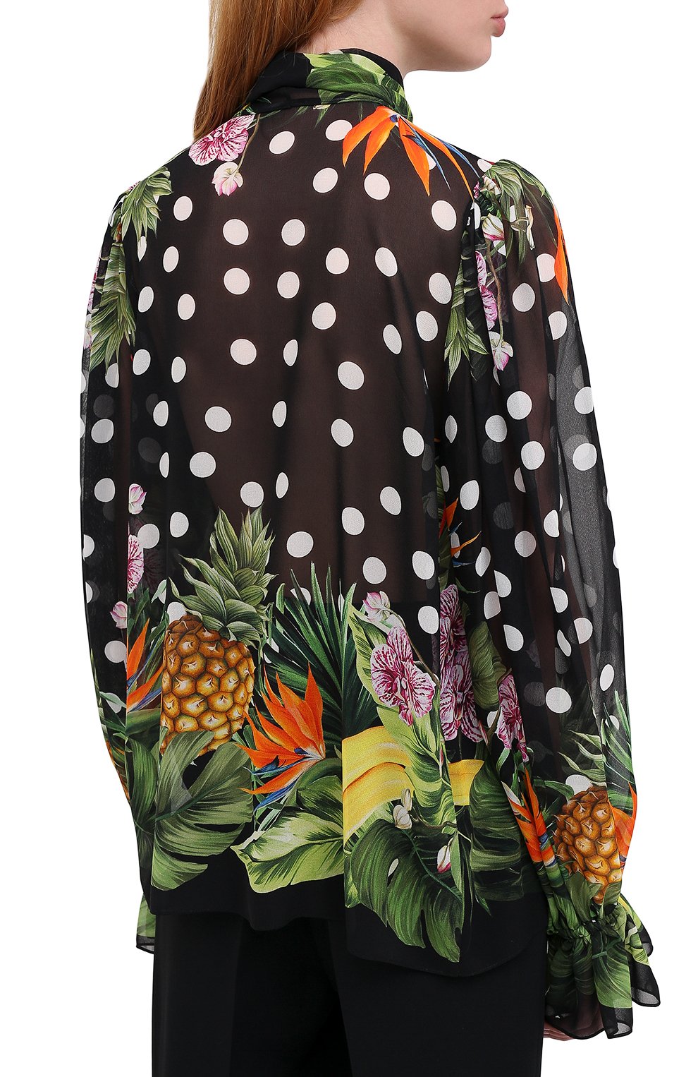 Шелковая блузка DOLCE & GABBANA, арт. F5M81T/FI1W0, фото 4