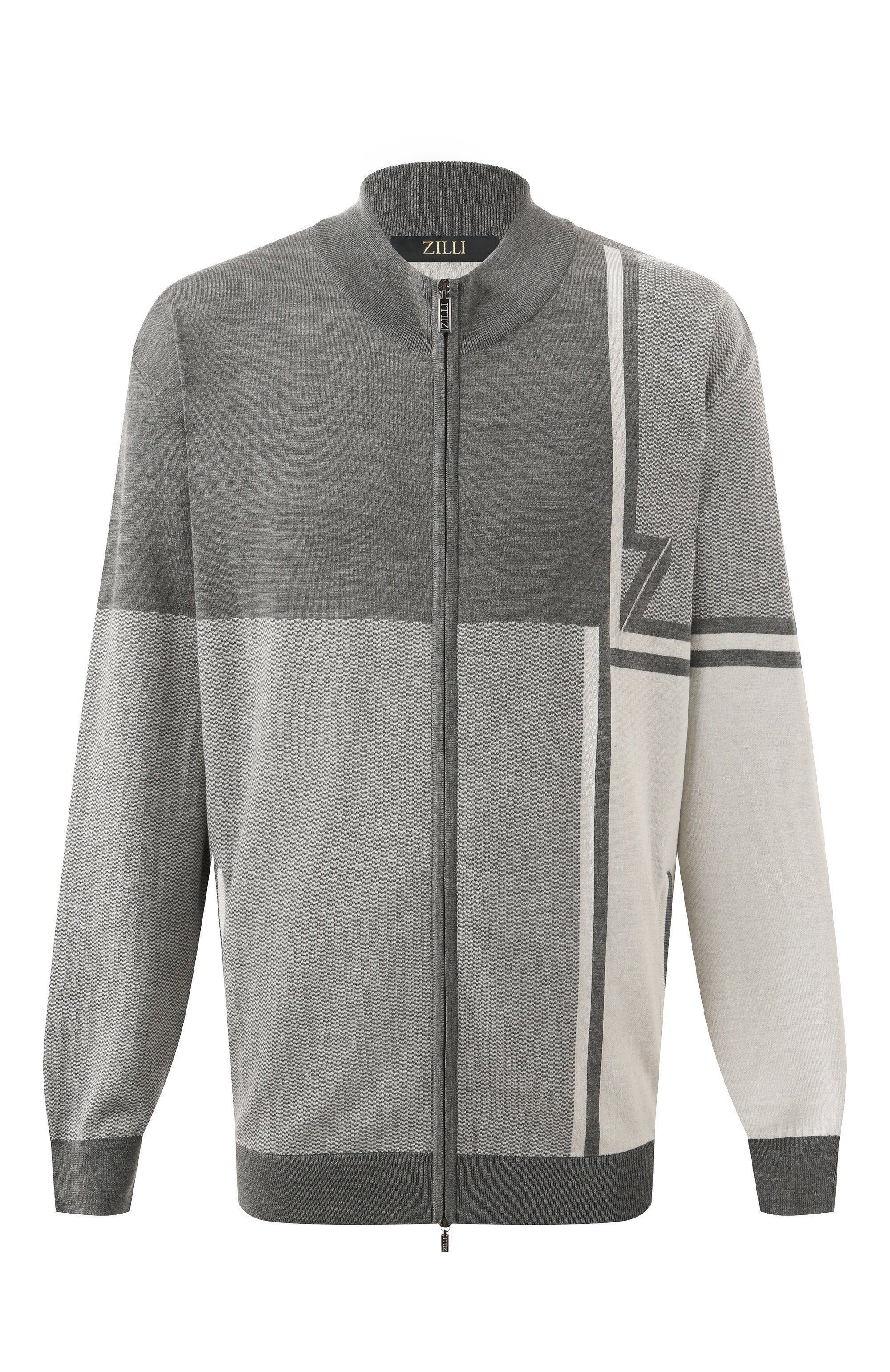 Кардиган из шерсти и шелка ZILLI, арт. JSS003M0240VZDTB0/62, фото 1