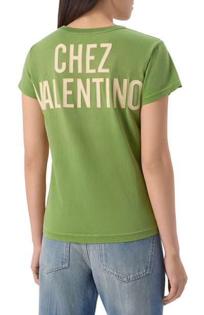 Хлопковая футболка VALENTINO, арт. 7B3MG24Y/9GL, фото 4