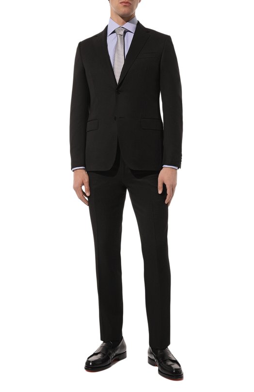 Шерстяной костюм Zegna 28QCGN/522776A5 Чёрный  28QCGN/522776A5 Фото 2