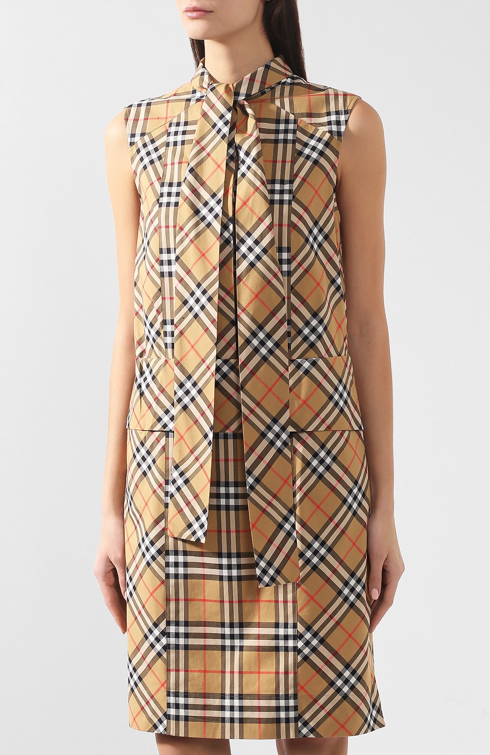 Хлопковое платье BURBERRY, арт. 8004561, фото 3