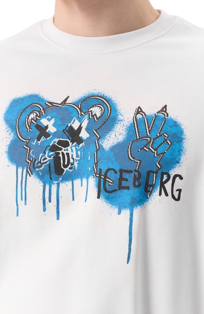 Хлопковый свитшот ICEBERG, арт. E032/6341, фото 5