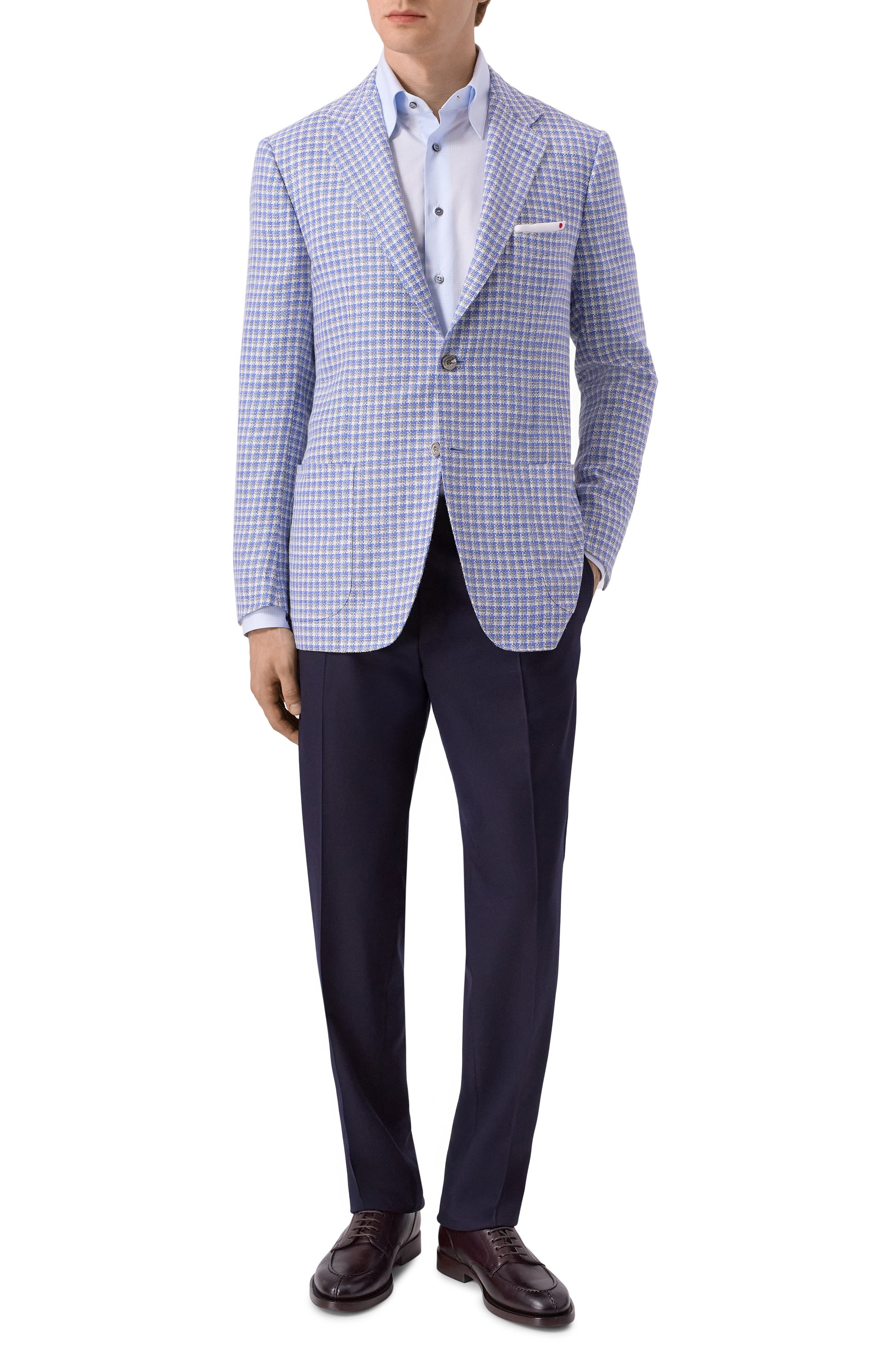 Хлопковая сорочка ZILLI, арт. CLAB01M010005546Q, фото 2