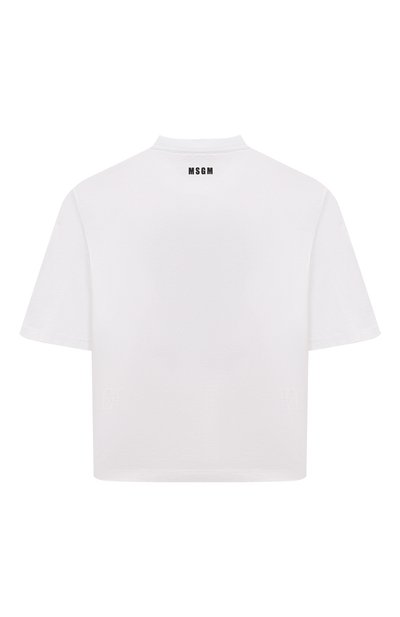 Хлопковая футболка MSGM KIDS, арт. F4MSJGTH115, фото 2