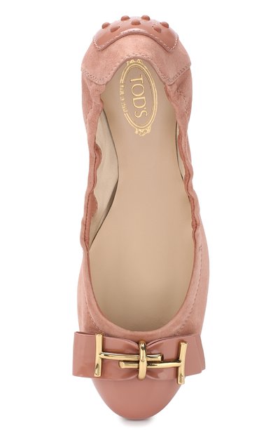 Замшевые балетки TOD’S, арт. XXW0HI0AS10RTU, фото 5
