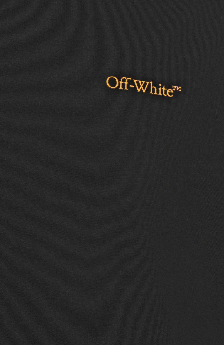 Хлопковая футболка OFF-WHITE, арт. 0MAA120S25JER00D, фото 1