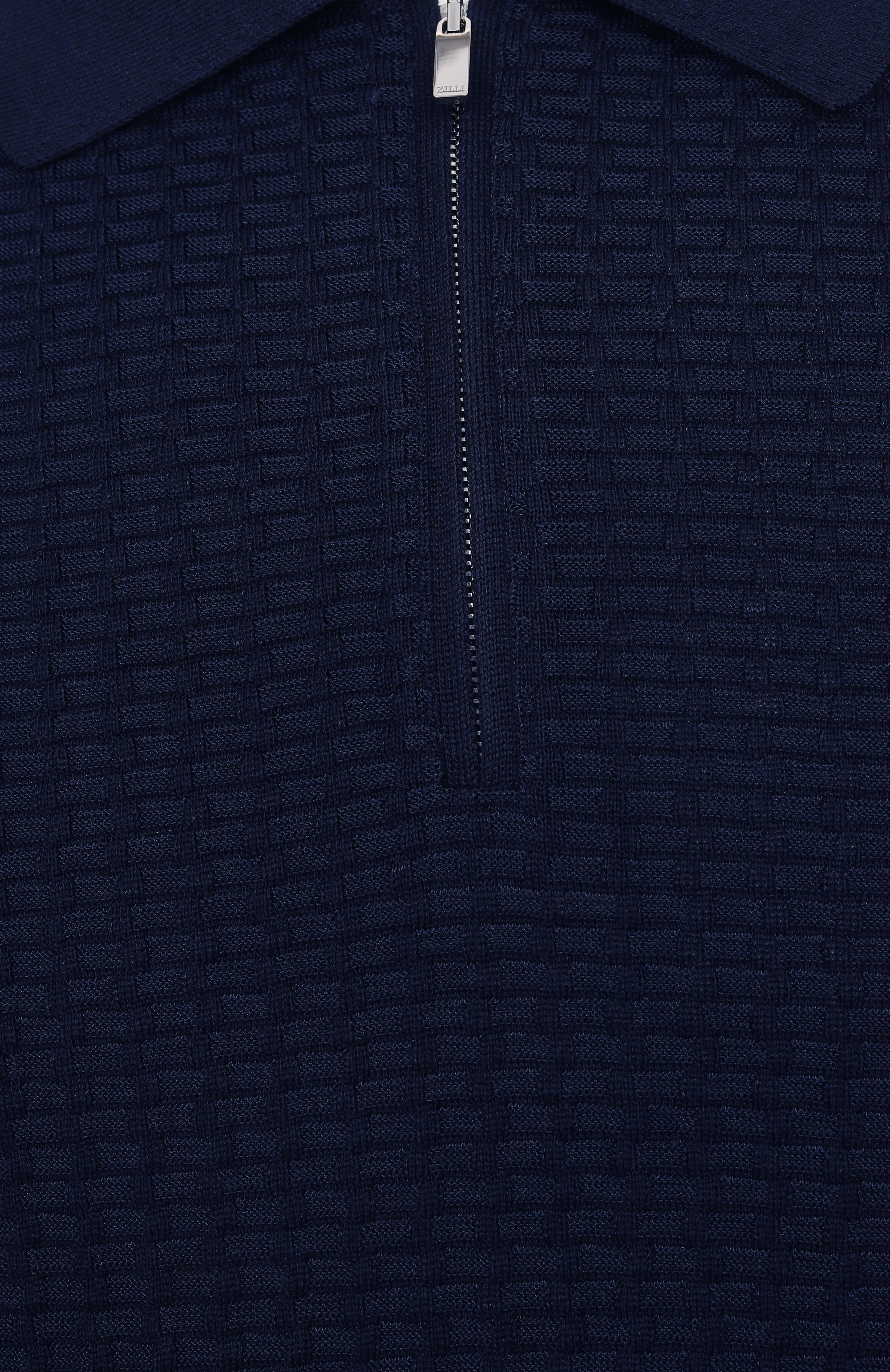 Поло из шелка и хлопка ZILLI, арт. KZP002M0145VZWE00, фото 6