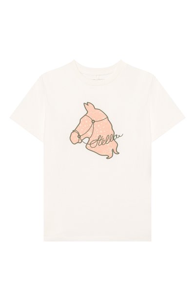 Хлопковая футболка STELLA MCCARTNEY, арт. TZ8B61