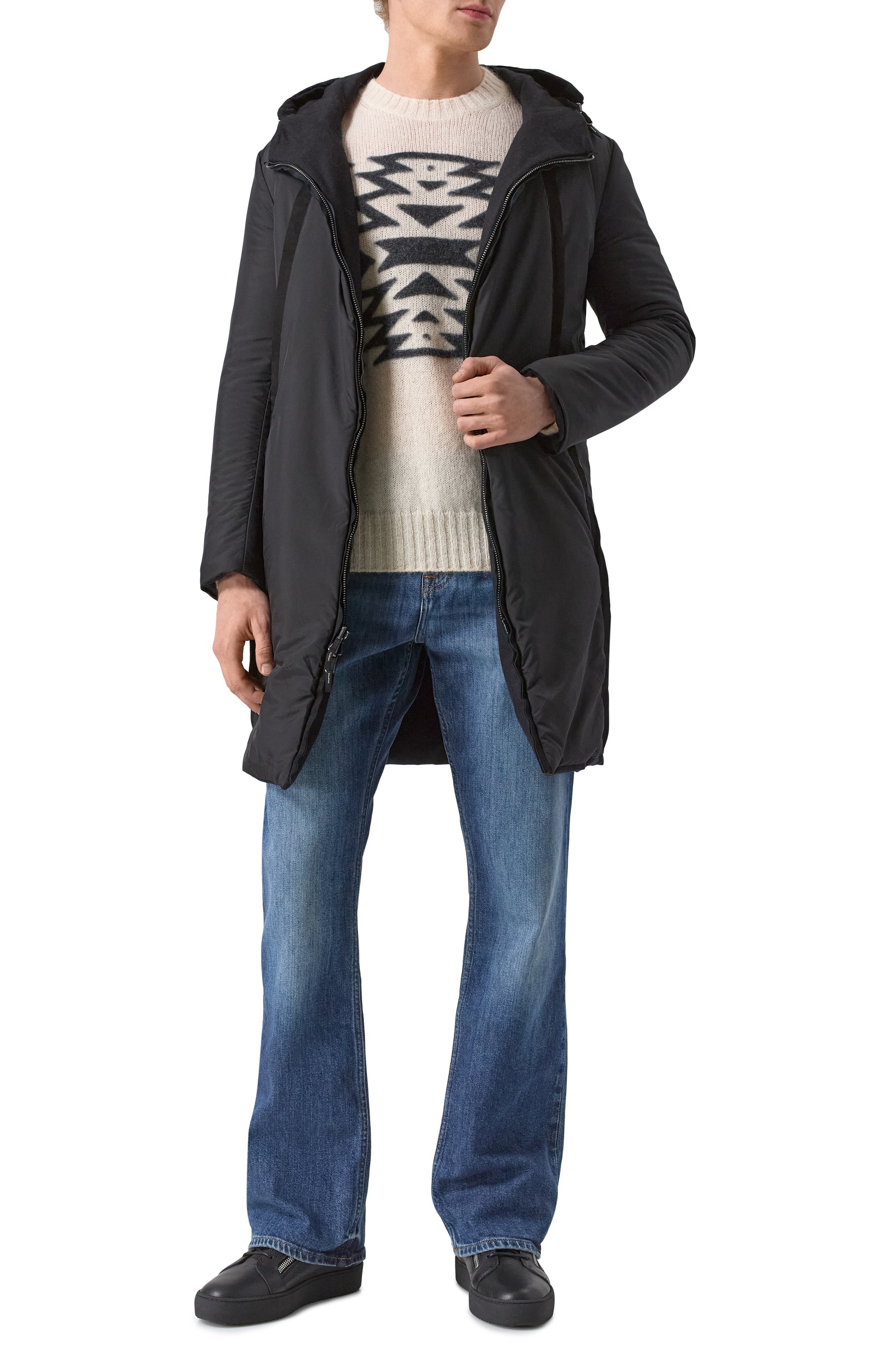 Шерстяной джемпер MONCLER, арт. 9C000-12-M2106, фото 2