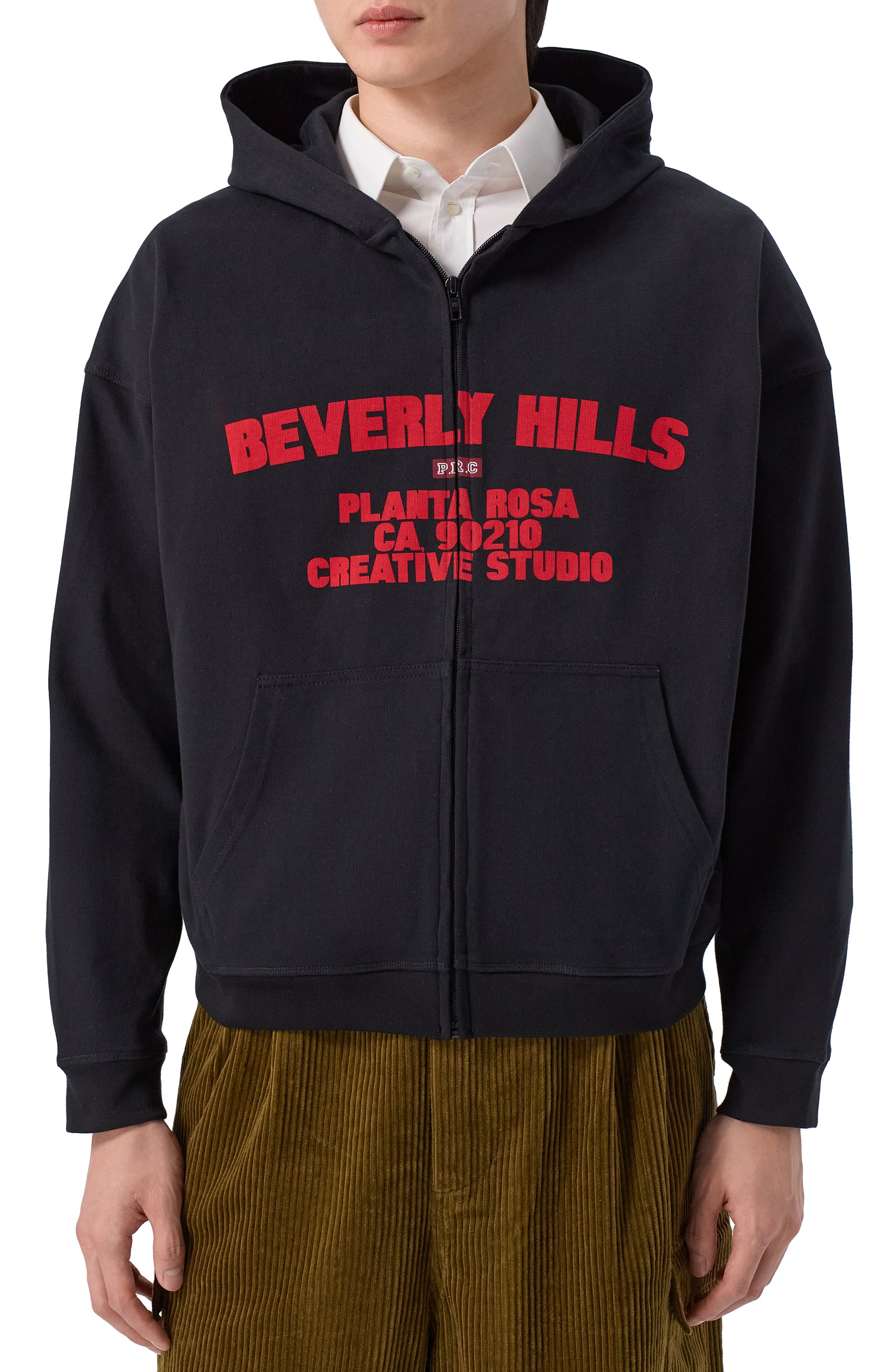 Хлопковая толстовка PLANTA ROSA, арт. PR/HZ013/CLARITY/350VELVET, фото 3