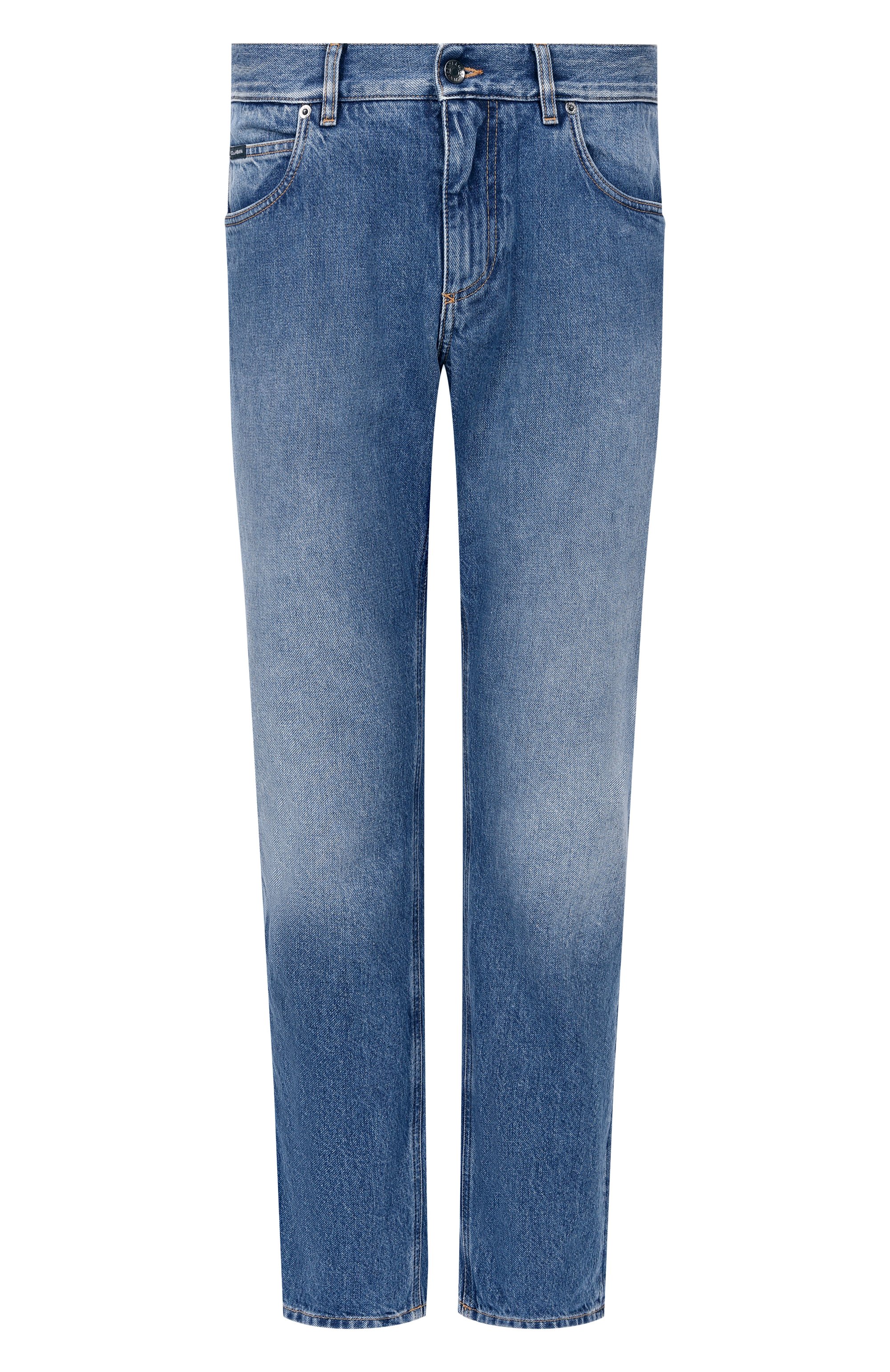 Джинсы regular DOLCE & GABBANA синего цвета по цене 98950 руб., арт. GYJCCZ/G80W2, фото 1 Джинсы regular DOLCE & GABBANA, арт. GYJCCZ/G80W2, фото 1