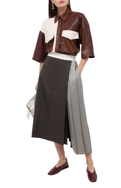 Кожаные балетки JIL SANDER, арт. JS30217A-12014, фото 2