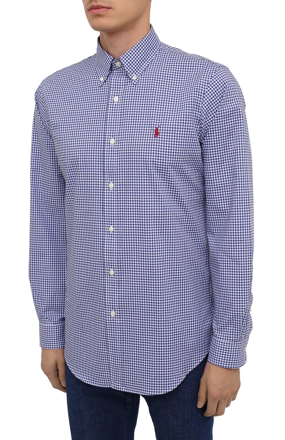 Хлопковая рубашка POLO RALPH LAUREN, арт. 710798110/4656A, фото 3